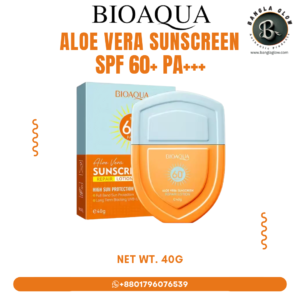 Bioaqua Aloe Vera Sunscreen SPF60+ PA+++ 40g টিউব