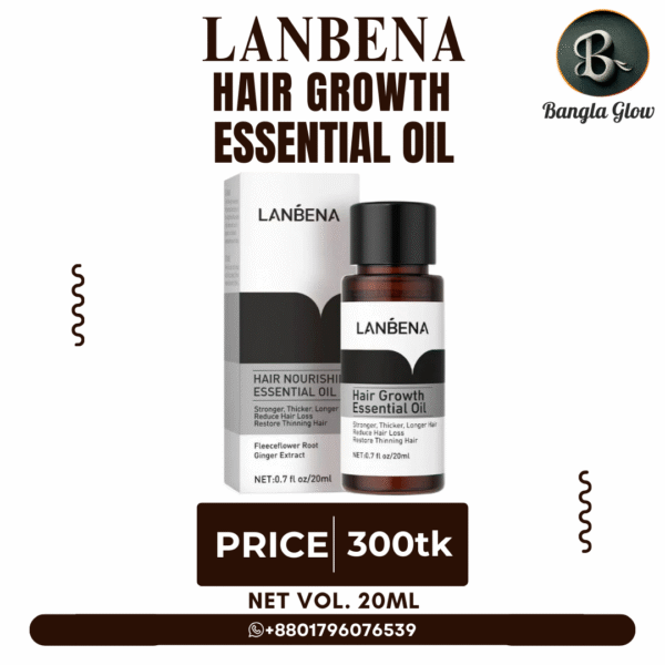 Lanbena Hair Growth Essential Oil – 20ml