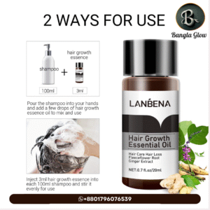 Lanbena Hair Growth Essential Oil How to use