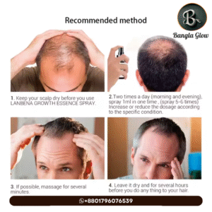 How to use Lanbena Hair Growth Essential Spray – 20ml