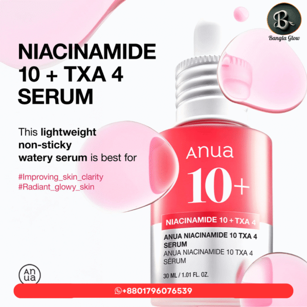 Anua Niacinamide 10% + TXA 4% Serum – 30ml