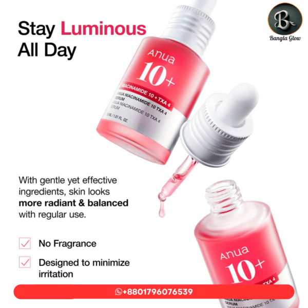 Anua Niacinamide 10% + TXA 4% Serum – 30ml