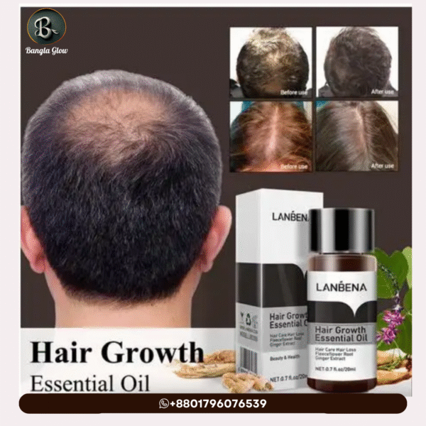 Lanbena Hair Growth Essential Oil – 20ml