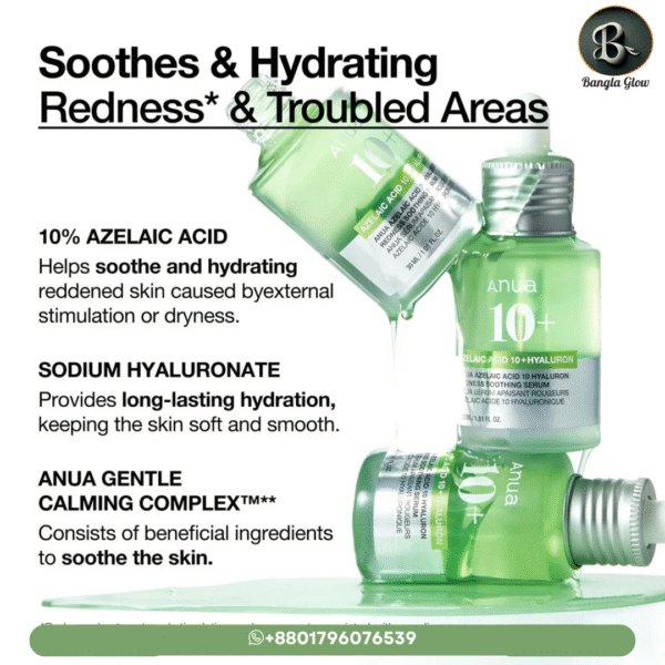 Anua Azelaic Acid 10% + Hyaluron Redness Soothing Serum