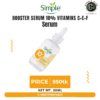 Simple Booster Serum 10% Vitamins C + E + F – Brighten, Nourish & Protect