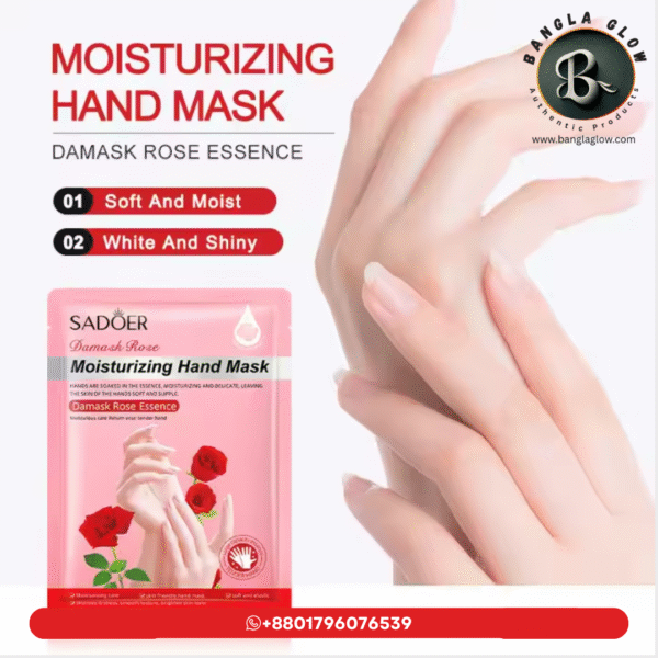 Sadoer Damask Rose Moisturizing Hand Mask