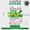 Sadoer Aloe Foot Mask – Gentle Exfoliation & Deep Hydration