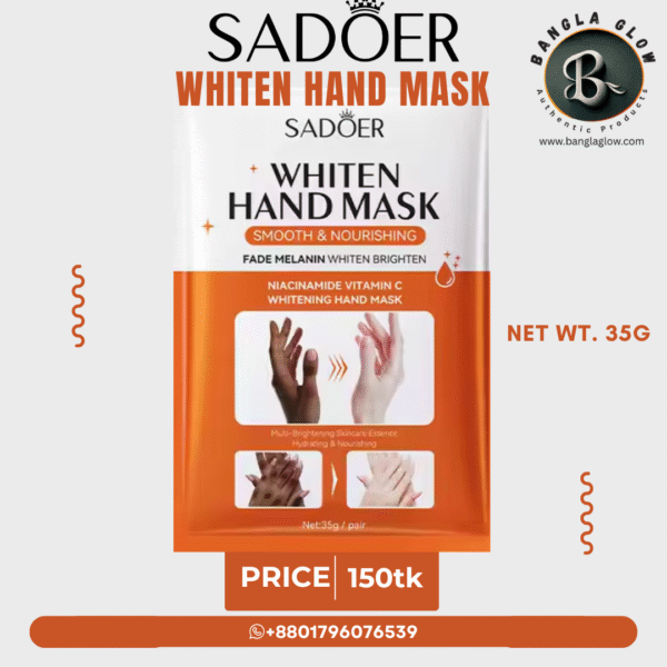 Sadoer Whitening Hand Mask with Niacinamide & Vitamin C