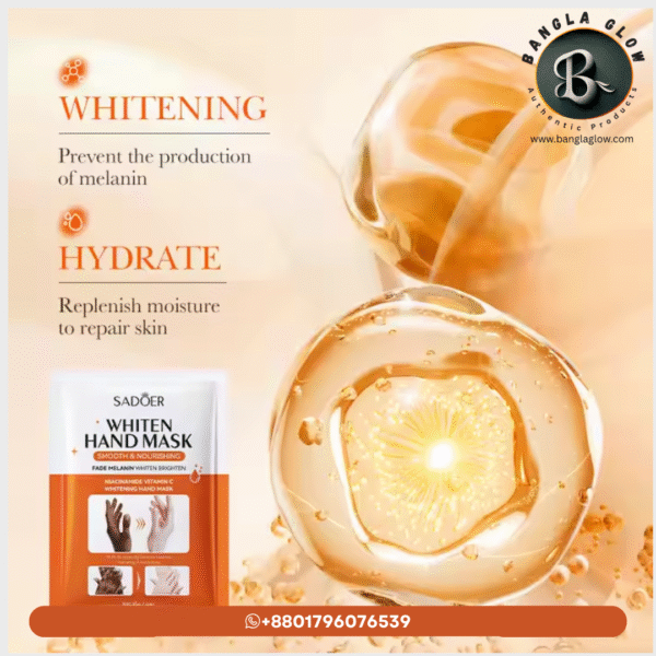 Sadoer Whitening Hand Mask with Niacinamide & Vitamin C