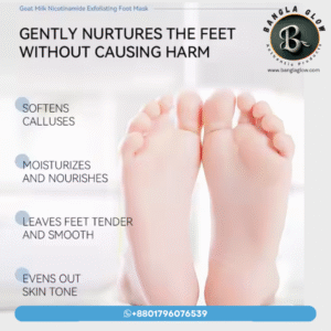 QUIYUM Goat Milk & Nicotinamide Smoothing Foot Mask