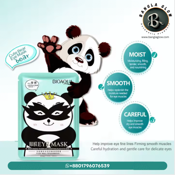 Bioaqua Moisturizing & Smoothing Black Eye Mask