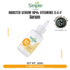 Simple Booster Serum 10% Vitamins C + E + F-30ml