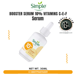 Simple Booster Serum 10% Vitamins C + E + F-30ml