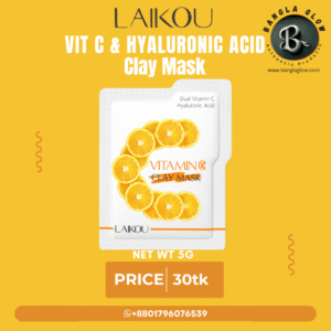 Laikou Vitamin C Clay Mask with Hyaluronic Acid