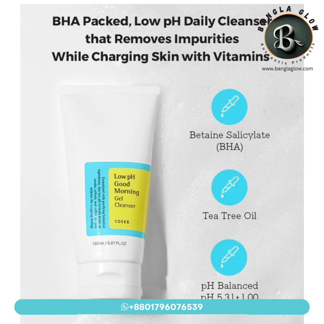COSRX Low pH Good Morning Gel Cleanser – 150ml