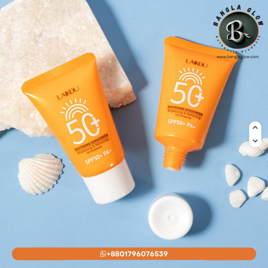 Laikou Whitening Sunscreen Brightening & Refreshing UV Protector SPF 50+ PA+ – 30g