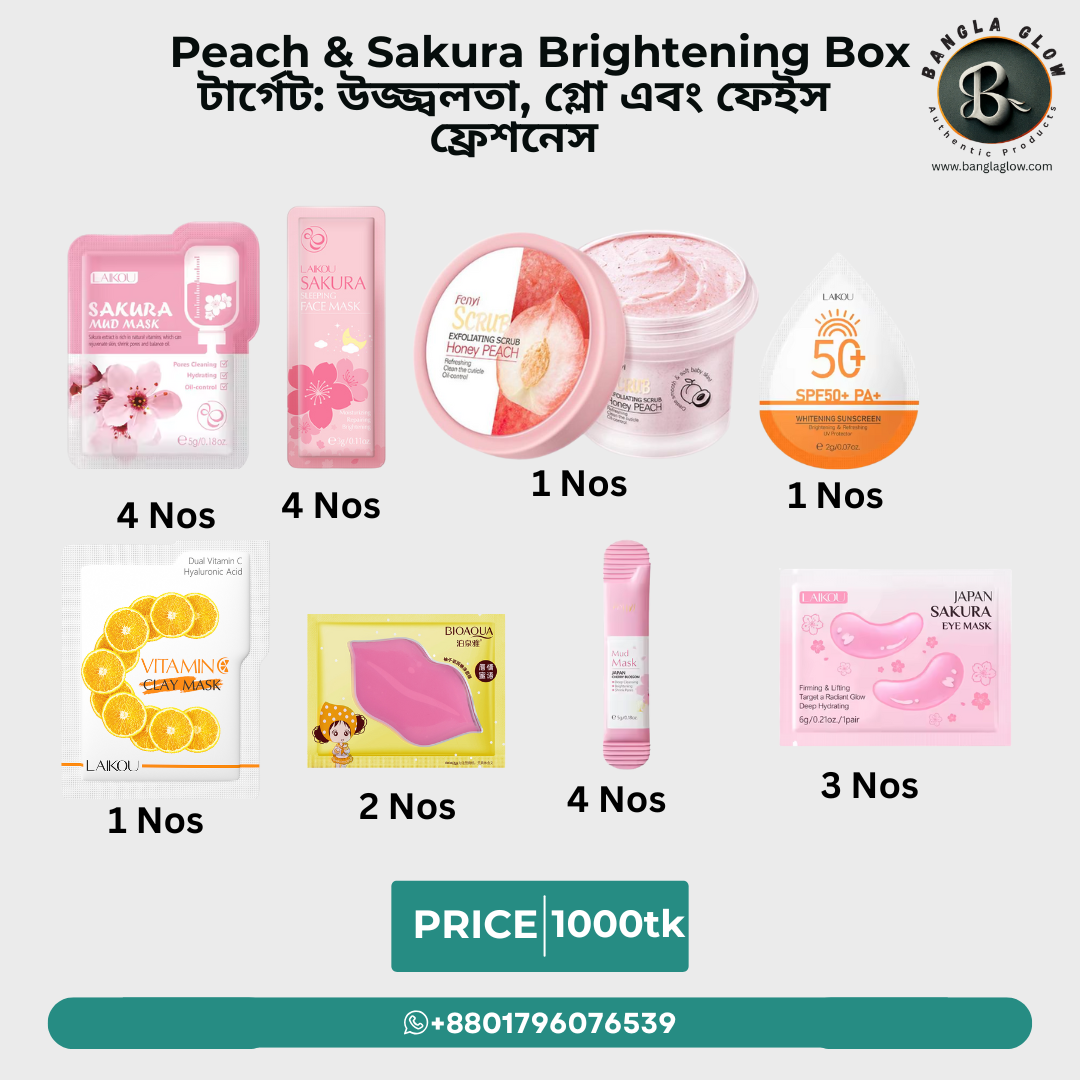 Peach & Sakura Brightening Box