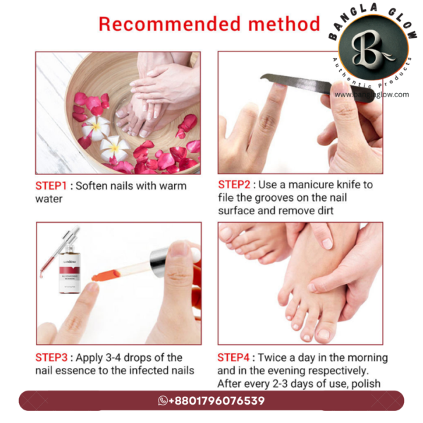 Lanbena Nail Repair Essence Serum ব্যবহারের নিয়ম ও উপকারিতা