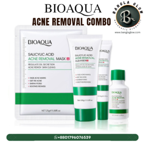 Bioaqua Salicylic Acid Ultimate Acne Removal Combo Set (Cleanser + Essence + Cream + Mask)v