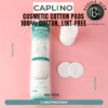 Caplino Cosmetic Cotton Pads — 100% Cotton, Lint-Free (100 pcs)