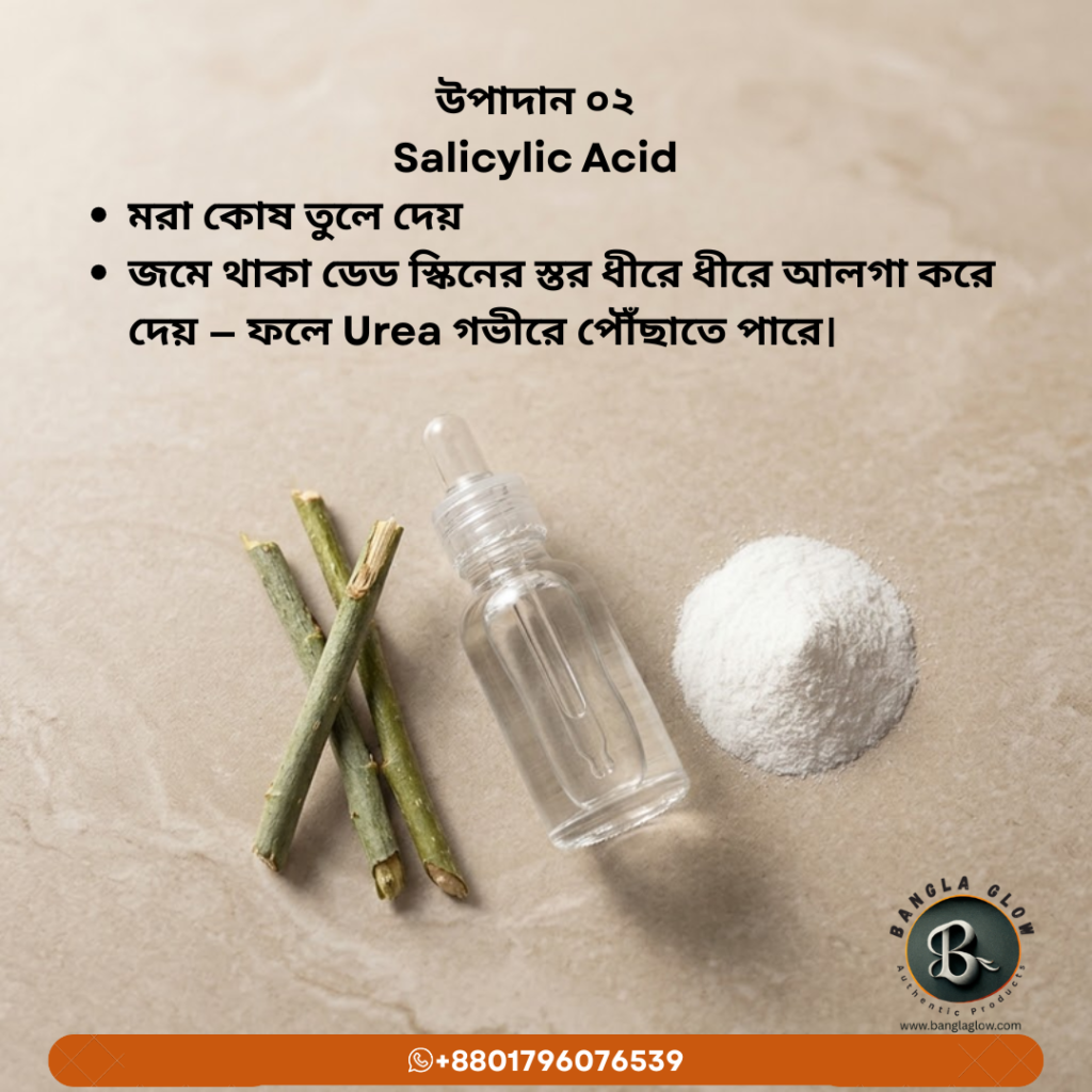 স্যালিসাইলিক অ্যাসিড — পায়ের মরা কোষ দূর করার উপাদান