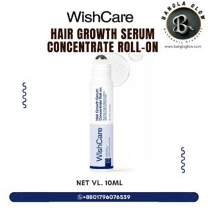 WishCare Hair Growth Serum Roll-On 10ml বোতল — চুল পড়া রোধের সিরাম