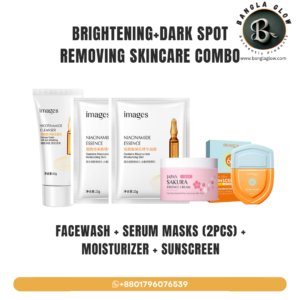 niacinamide skin care combo cleanser masks cream and sunscreen