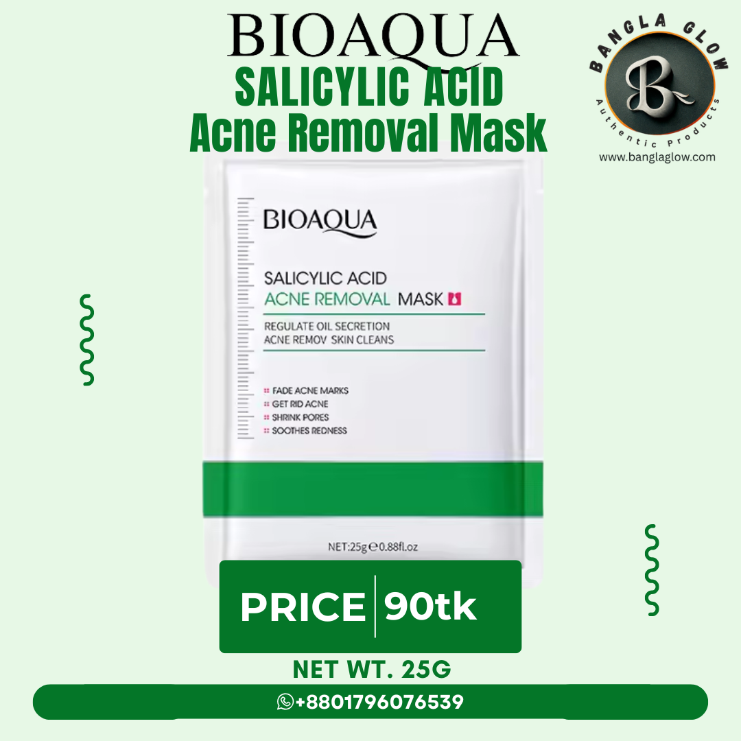 face mask price in bangladesh — Bioaqua Salicylic Acid sheet mask for acne prone skin