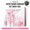 Laikou Japan Sakura Sweet Kiss Set 4pcs gift box